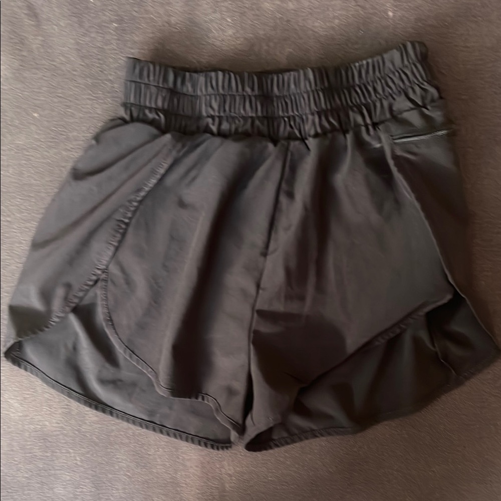 Amazon Essentials Women's Black Athletic Shorts